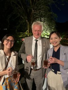 von links: Simone Fuchs (BRS), Bundesminister Alois Rainer, Yumi Kubota aus Japan