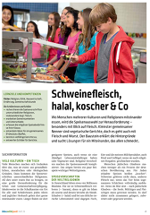 i.m.a. - Unterrichtseinheit "Schweinefleisch, halal, koscher & Co" i.m.a. - Unterrichtseinheit "Schweinefleisch, halal, koscher & Co"