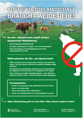 ALPINE KULTURLANDSCHAFTBRAUCHT WEIDETIERE! ALPINE KULTURLANDSCHAFTBRAUCHT WEIDETIERE!
