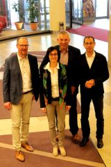 (©Foto: BRS): v.l.: Georg Geuecke, Sabine Mühlbach, Horst Kaisinger, Heinrich Ruprecht (©Foto: BRS): v.l.: Georg Geuecke, Sabine Mühlbach, Horst Kaisinger, Heinrich Ruprecht