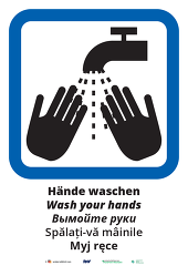 Biosicherheit: Hände waschen Biosicherheit: Hände waschen
