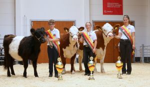 Die Grand Champions der 3 Altersklassen: Jannik Bunke, Luise Borchhardt und Lenya Sophie Luise Nagel
&copy; Heinrich Schulte